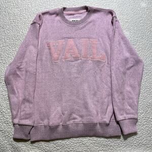 New York Popular Vail Sweatshirt Crewneck Sweatshirt Long Sleeve Pink Medium